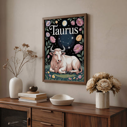Aisle29 Print Taurus Eclipse Wall Art