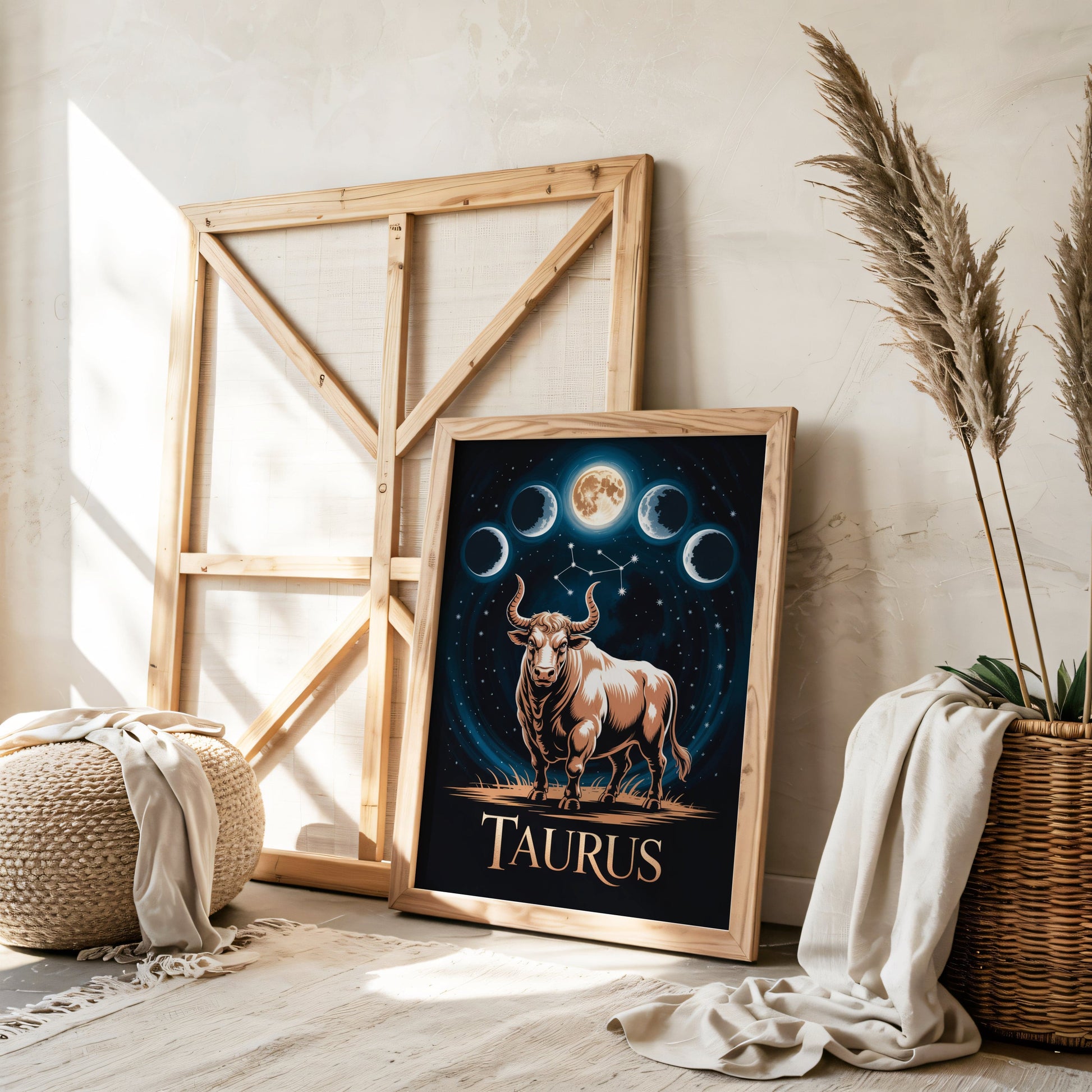 Aisle29 Print Taurus Moon Wall Art