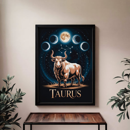 Aisle29 Print Taurus Moon Wall Art