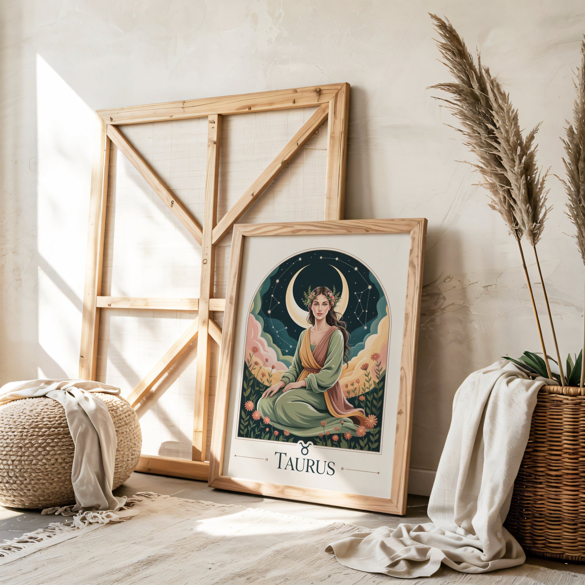 Aisle29 Print Taurus Sure Moon Wall Art