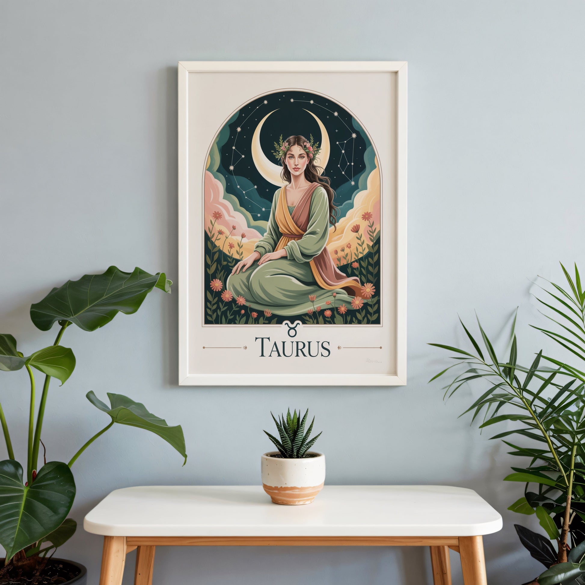 Aisle29 Print Taurus Sure Moon Wall Art