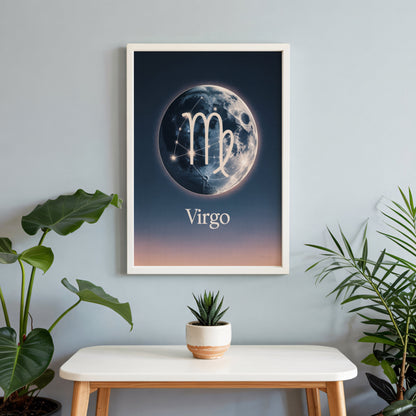 Aisle29 Print Virgo Celestial Wall Art