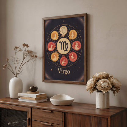 Aisle29 Print Virgo Colour Wall Art