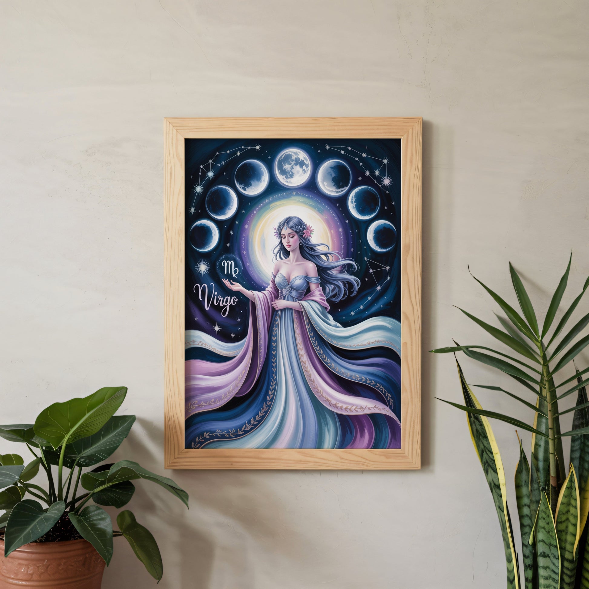 Aisle29 Print Virgo Cosmic Wall Art