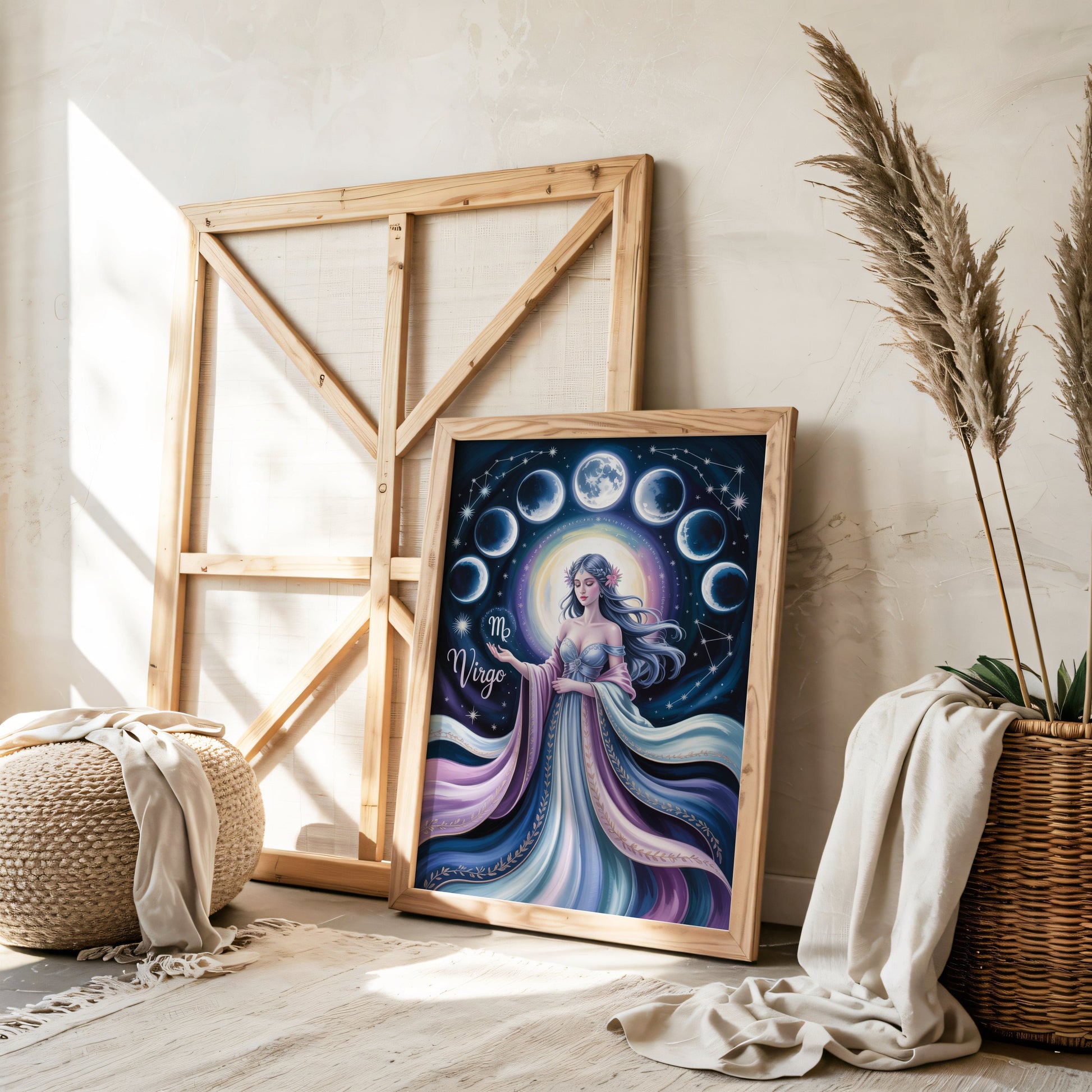 Aisle29 Print Virgo Cosmic Wall Art