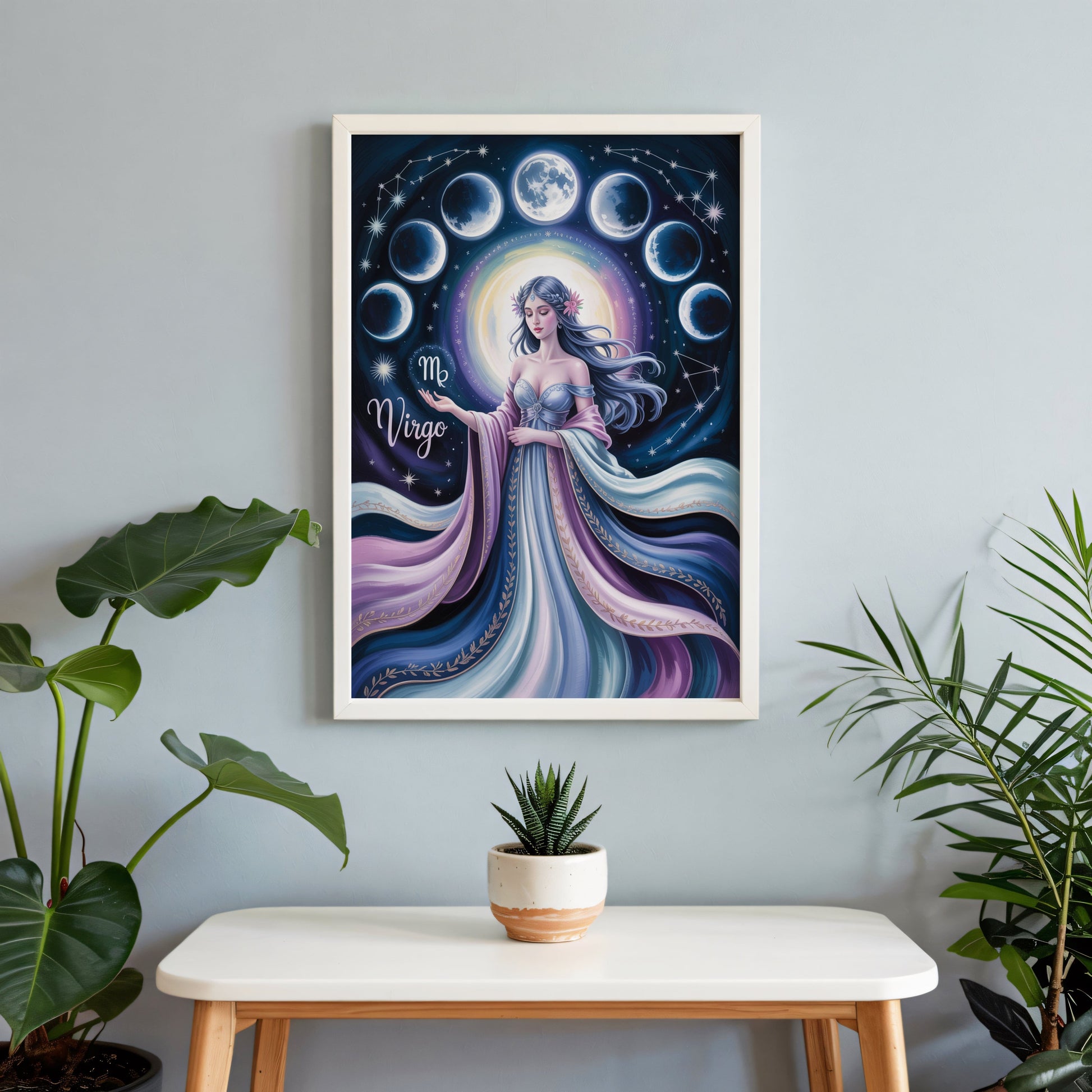 Aisle29 Print Virgo Cosmic Wall Art
