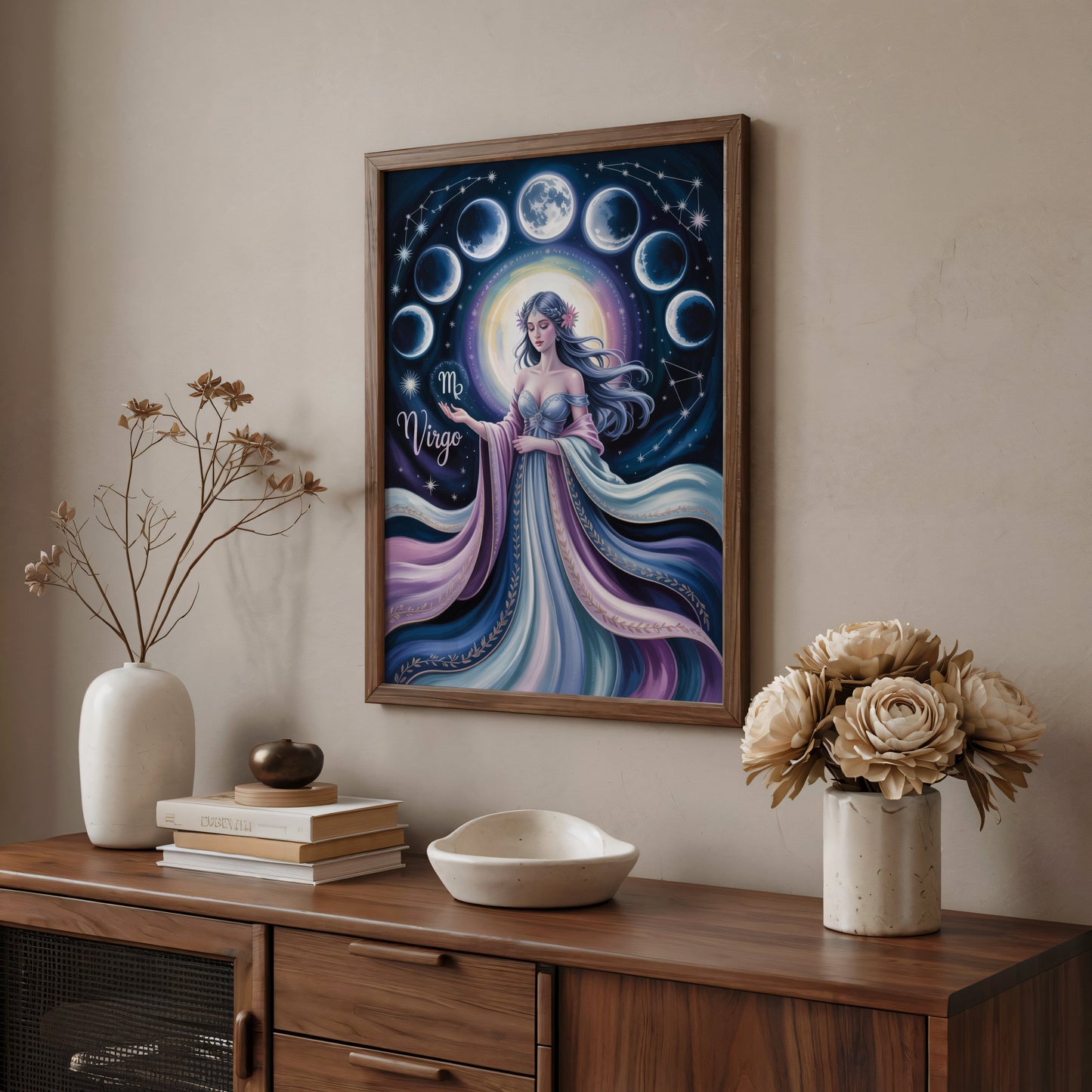 Aisle29 Print Virgo Cosmic Wall Art