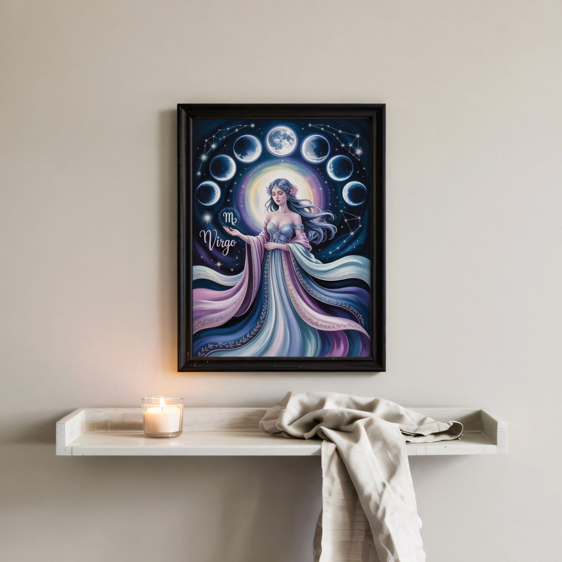 Aisle29 Print Virgo Cosmic Wall Art
