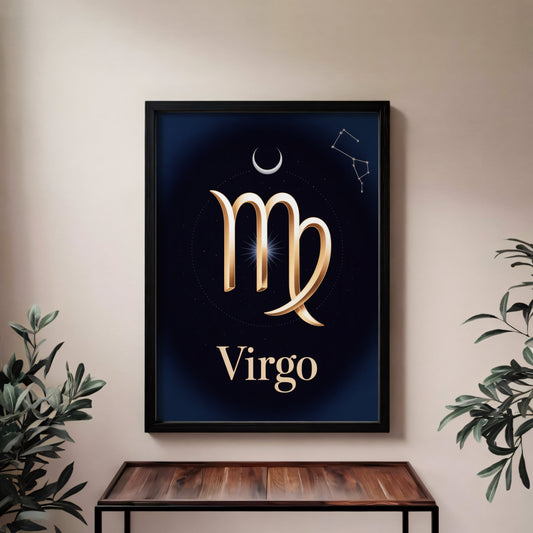 Aisle29 Print Virgo Moon Wall Art
