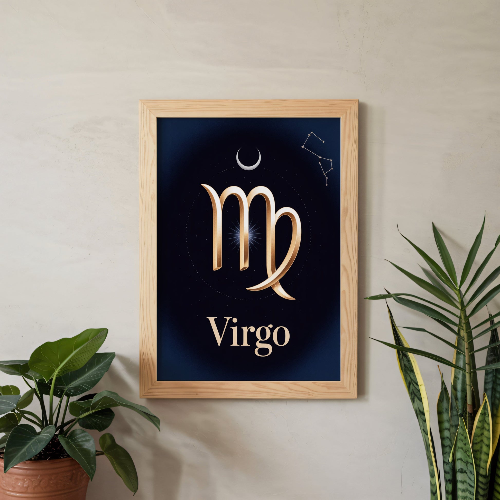 Aisle29 Print Virgo Moon Wall Art