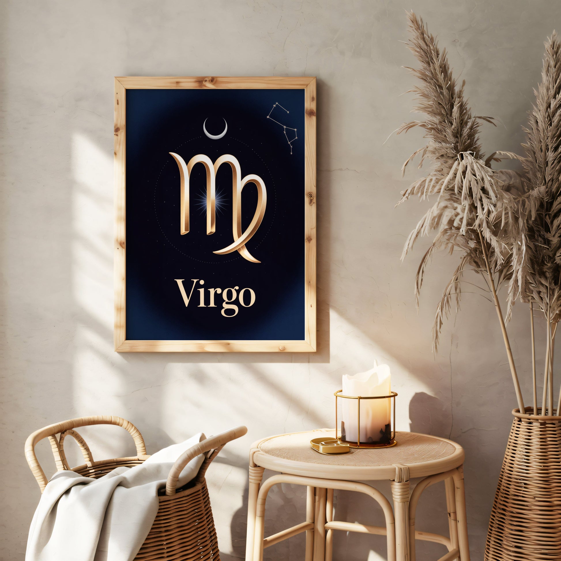 Aisle29 Print Virgo Moon Wall Art