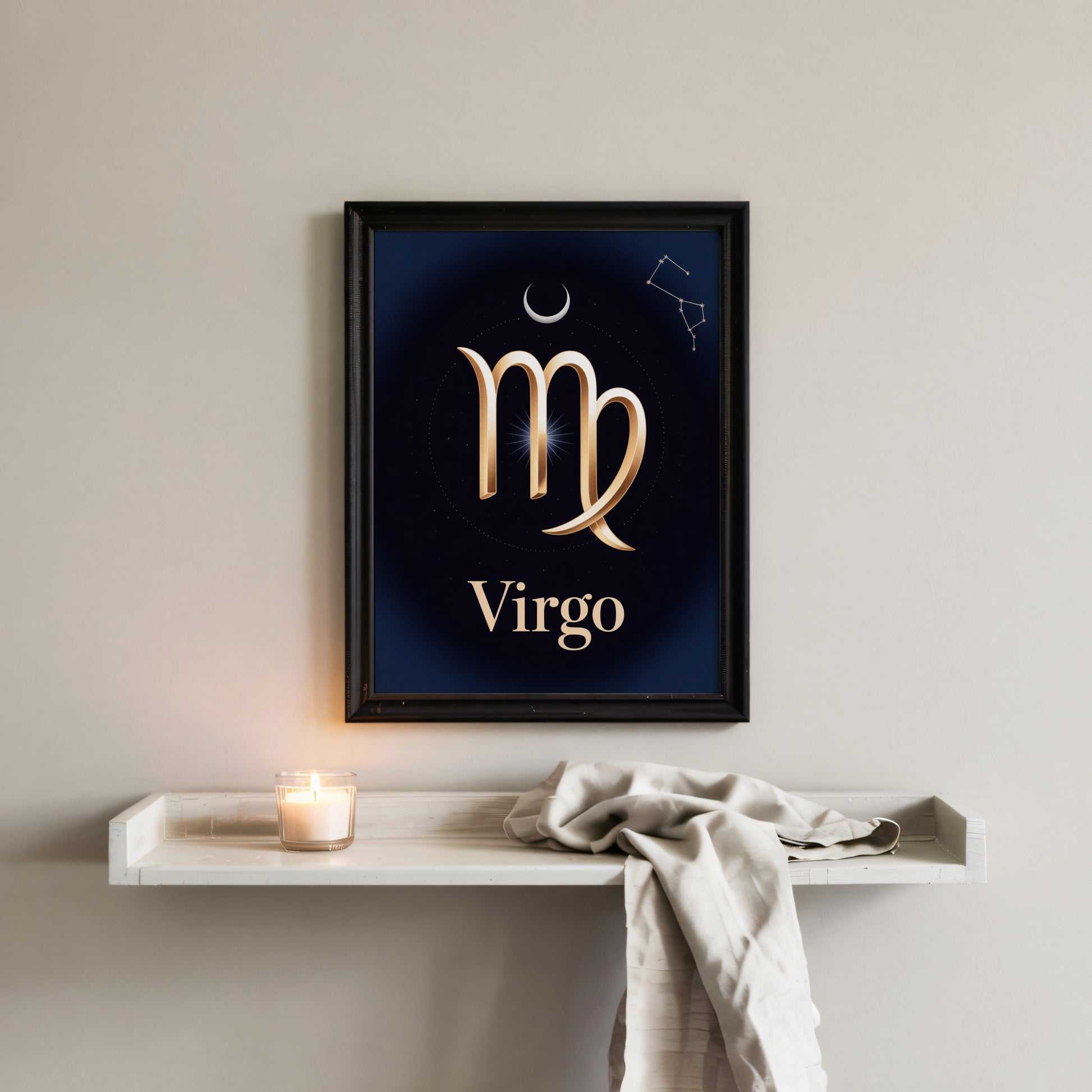Aisle29 Print Virgo Moon Wall Art