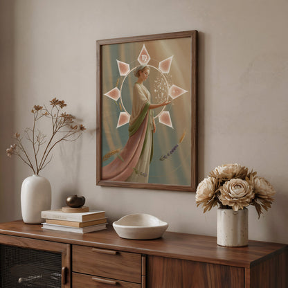 Aisle29 Print Virgo Vibrant Wall Art