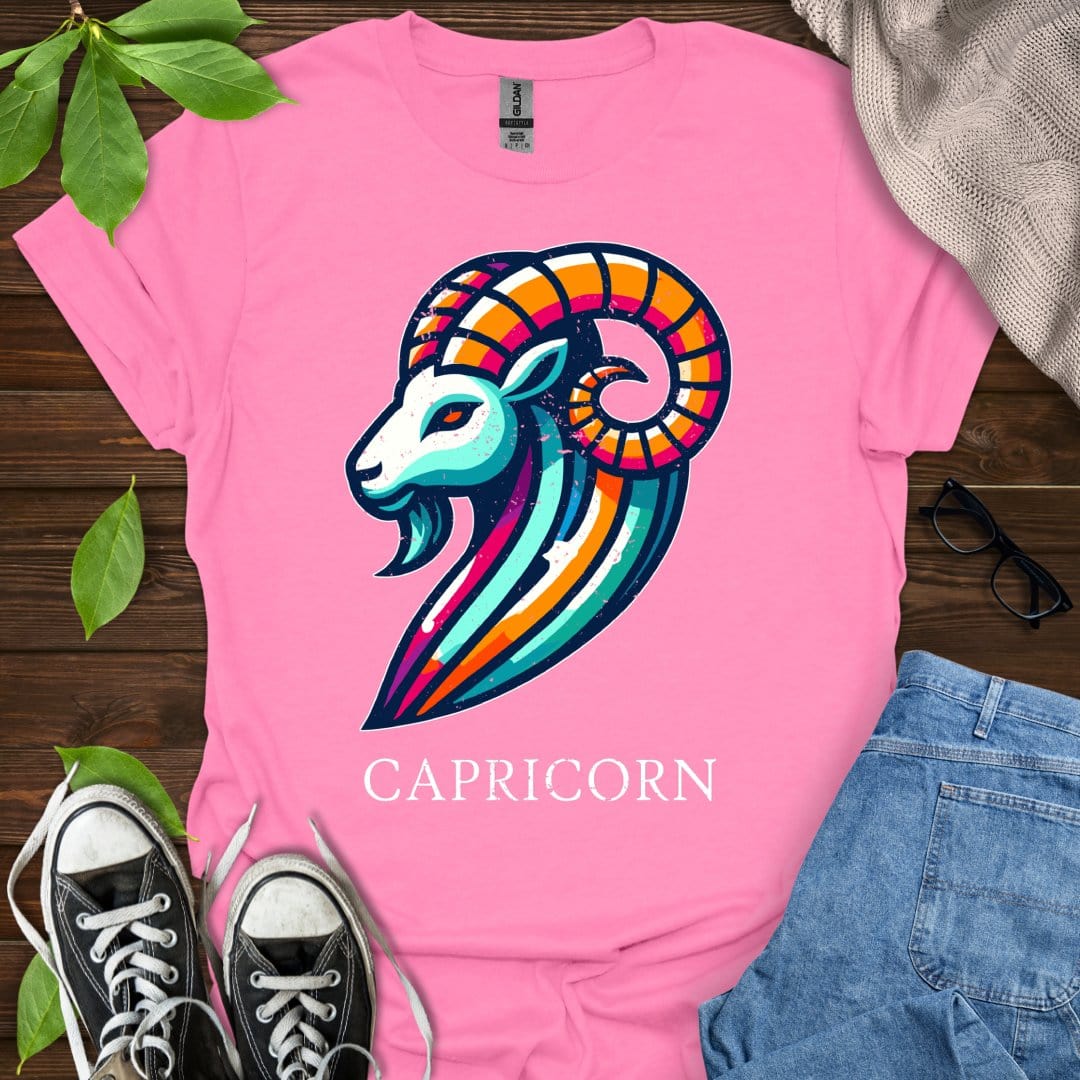 Printify T-Shirt Azalea / S Capricorn (Simple)