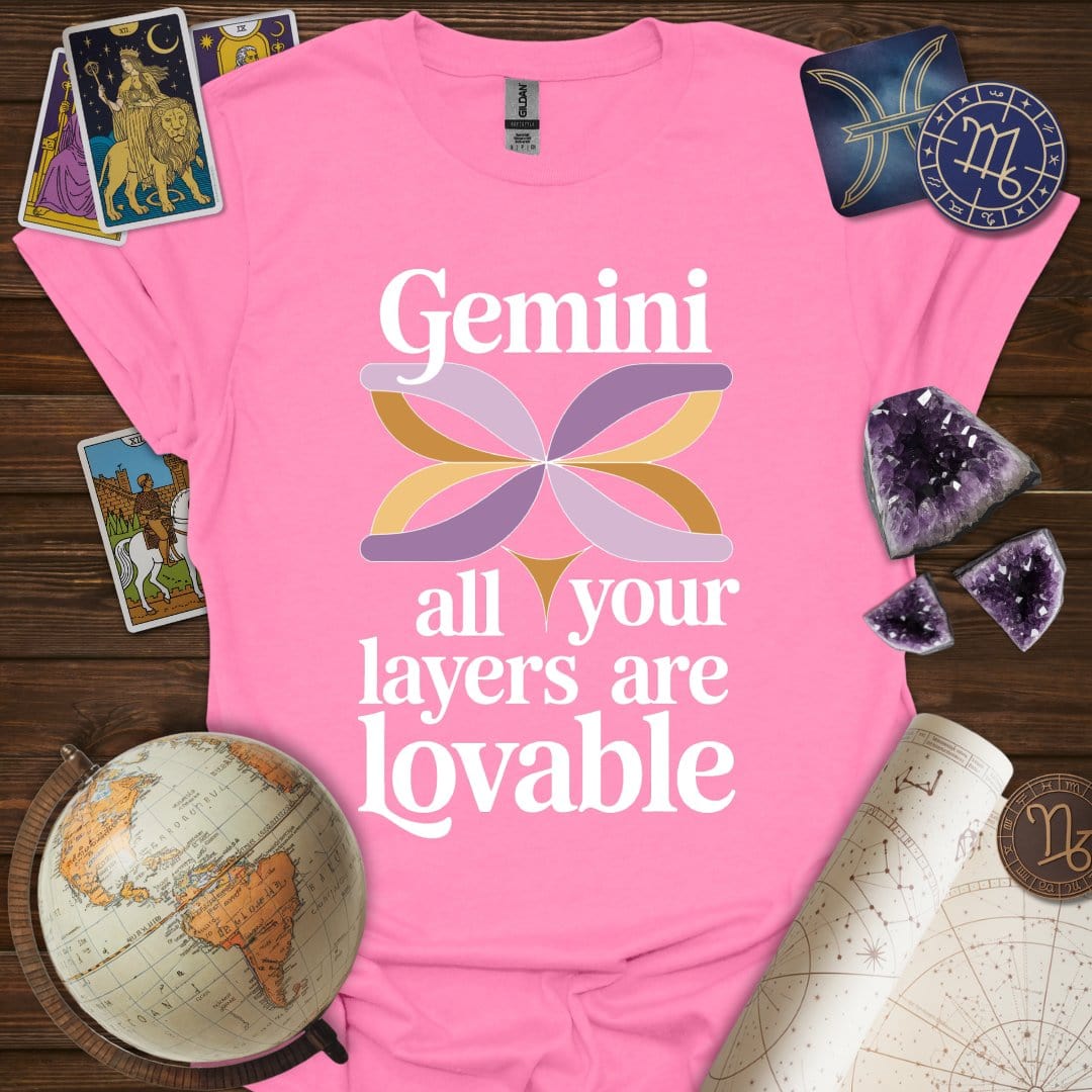 Printify T-Shirt Azalea / S Gemini Lovable T-Shirt