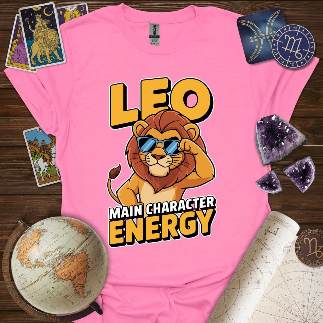 Printify T-Shirt Azalea / S Leo - Main Character Energy T-Shirt
