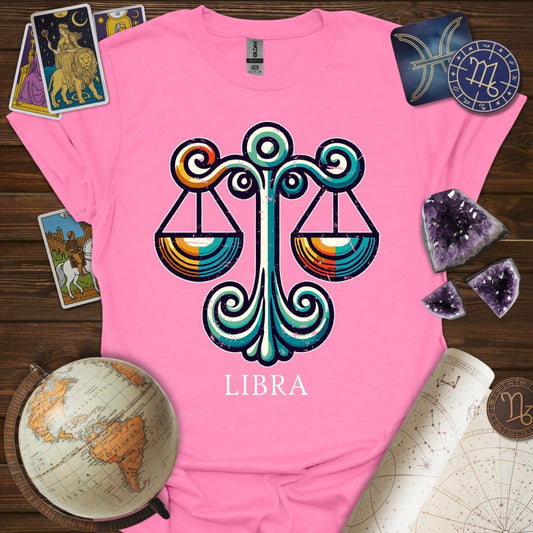 Printify T-Shirt Azalea / S Libra Icon T-Shirt