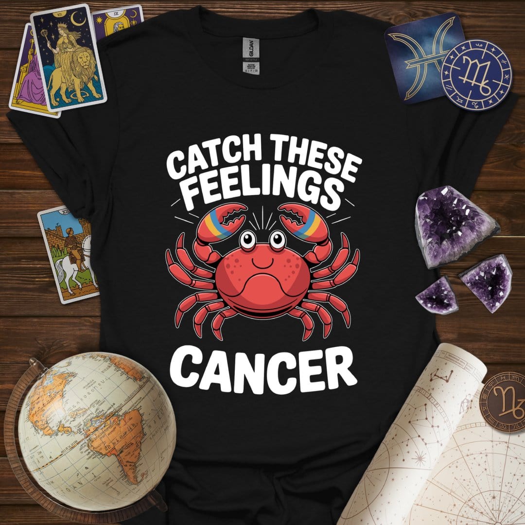 Printify T-Shirt Black / S Catch These Feelings T-Shirt