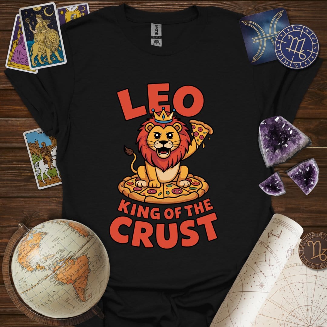 Printify T-Shirt Black / S King of the Crust T-Shirt