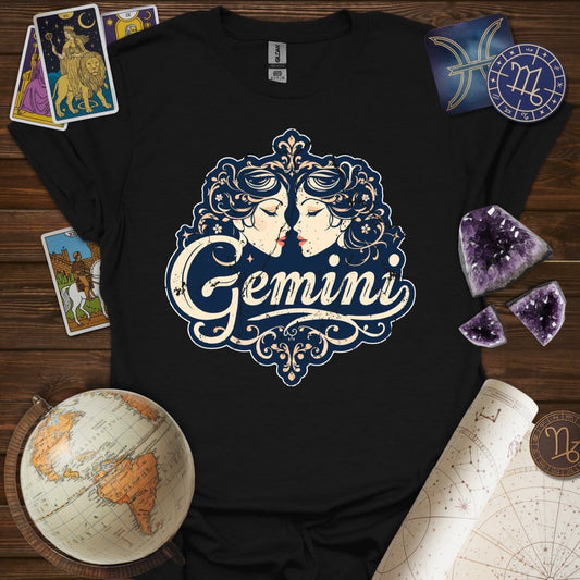 Printify T-Shirt Black / XS Gemini Legacy T-Shirt