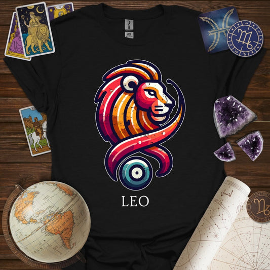 Printify T-Shirt Black / XS Leo Icon T-Shirt