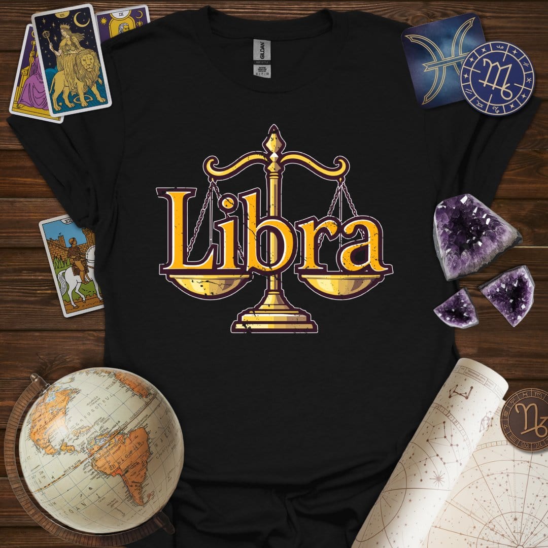 Printify T-Shirt Black / XS Libra Legacy T-Shirt