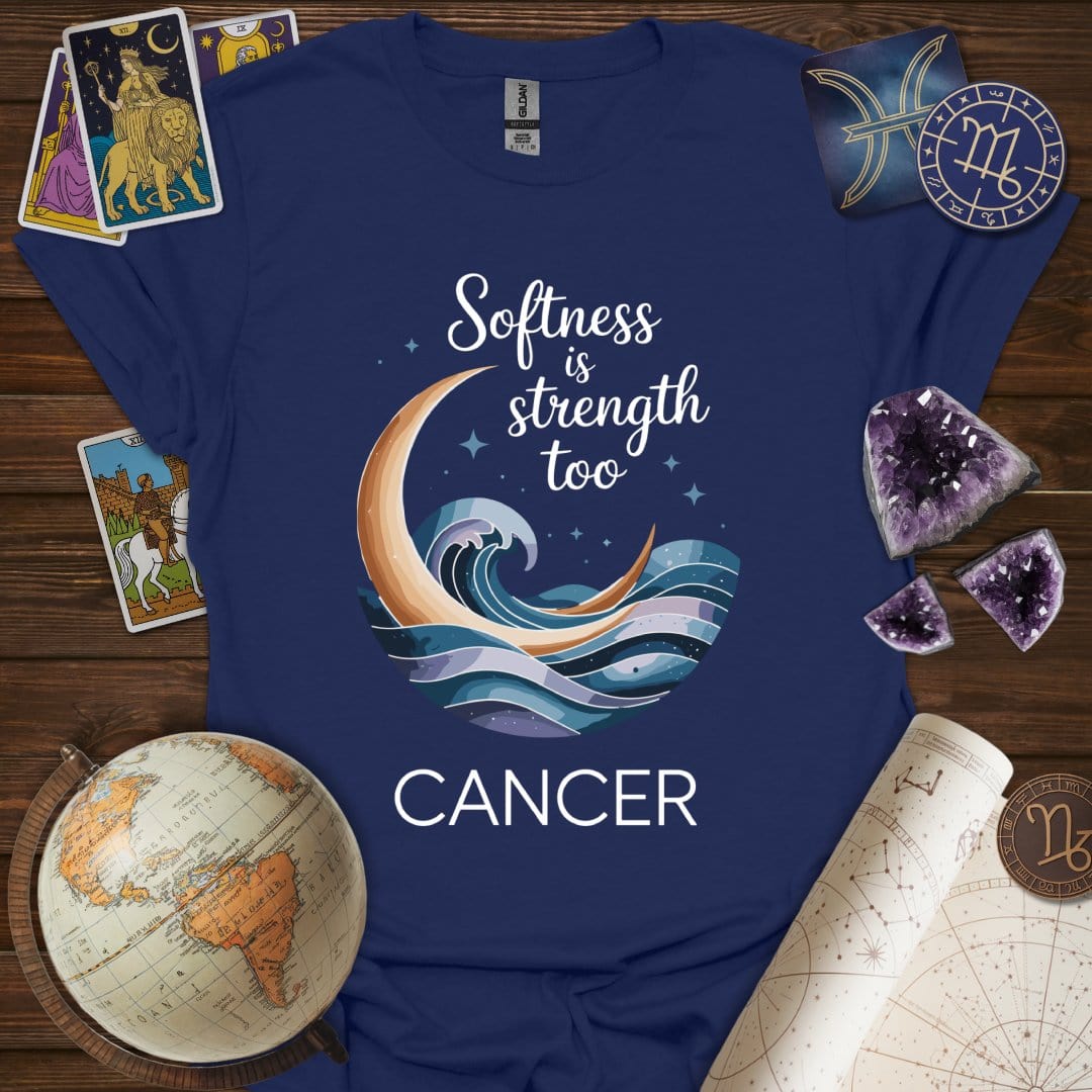 Printify T-Shirt Navy / S Softness is Strength T-Shirt