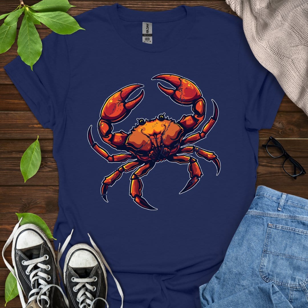 Printify T-Shirt Navy / XS Cancer - Graphic
