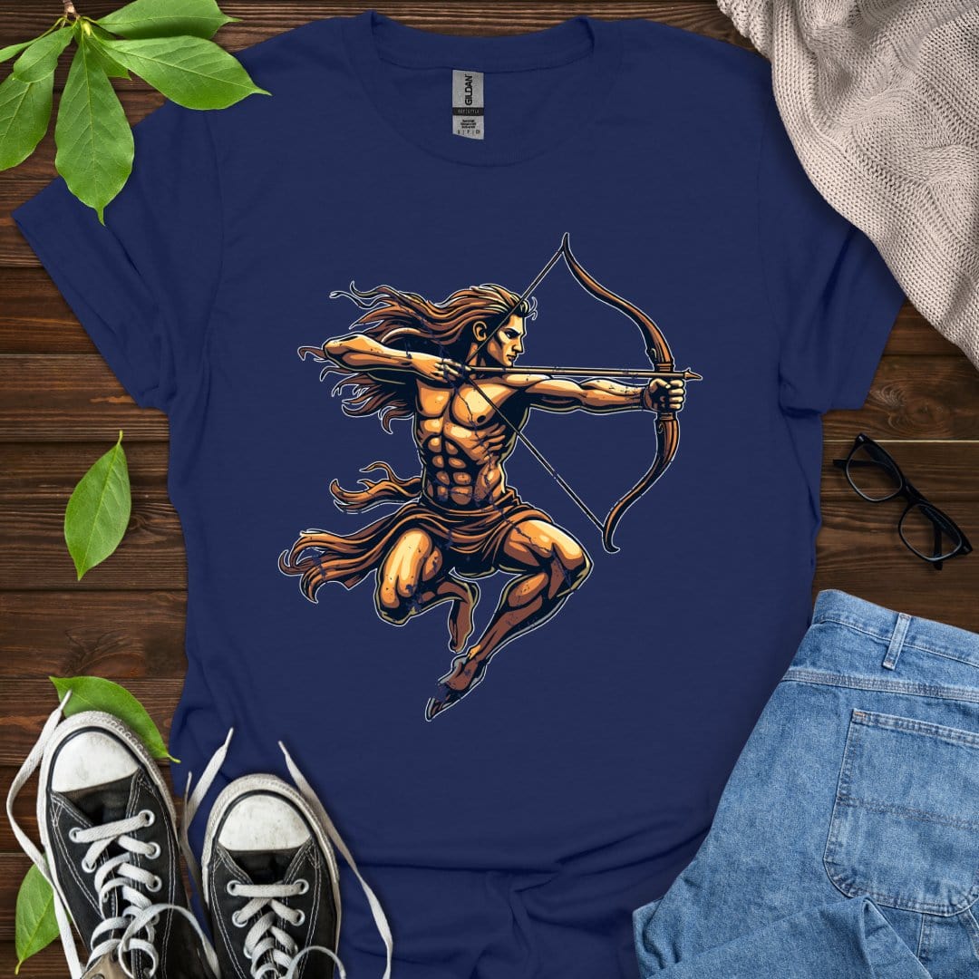 Printify T-Shirt Navy / XS Sagittarius - Graphic