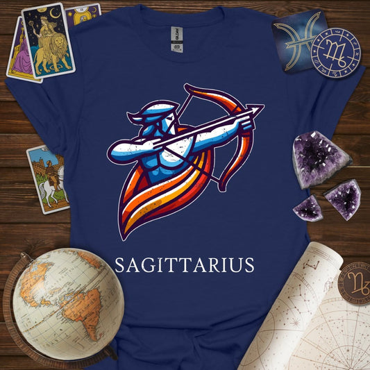 Printify T-Shirt Navy / XS Sagittarius Icon T-Shirt