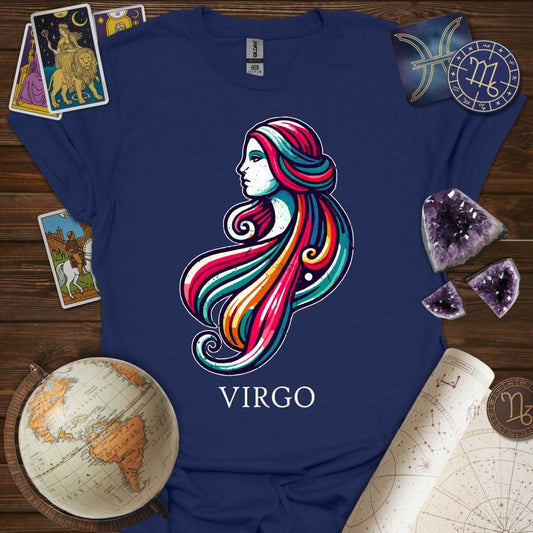 Printify T-Shirt Navy / XS Virgo Icon T-Shirt