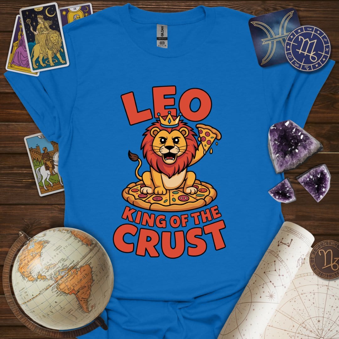 Printify T-Shirt Royal / S King of the Crust T-Shirt