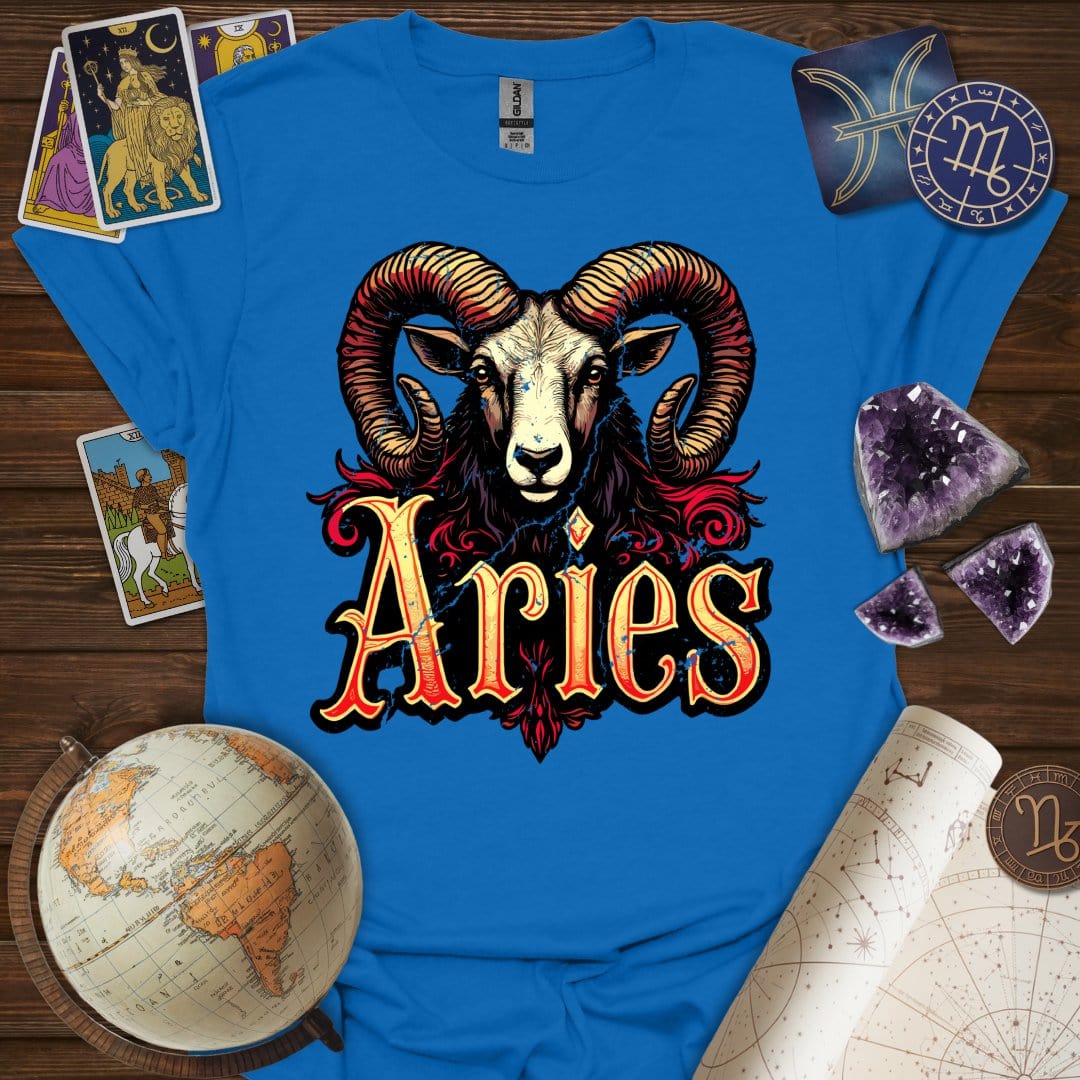 Printify T-Shirt Royal / XS Aries Legacy T-Shirt