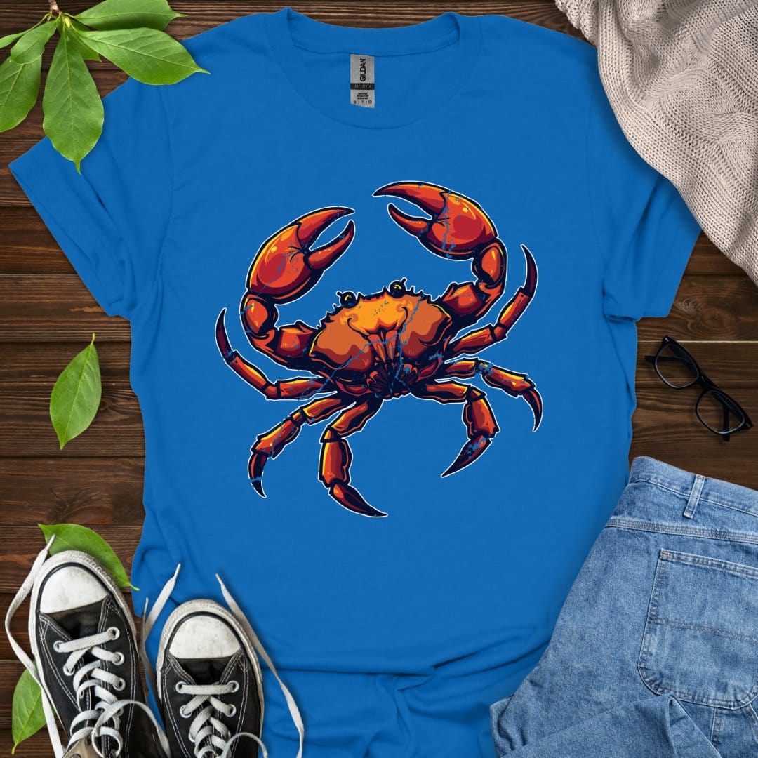 Printify T-Shirt Royal / XS Cancer - Graphic