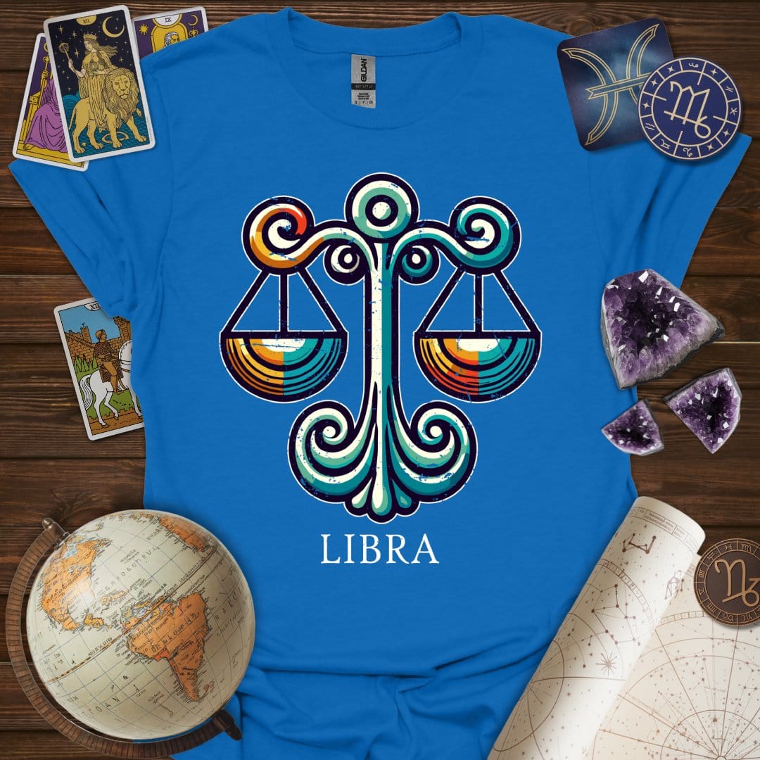 Printify T-Shirt Royal / XS Libra Icon T-Shirt