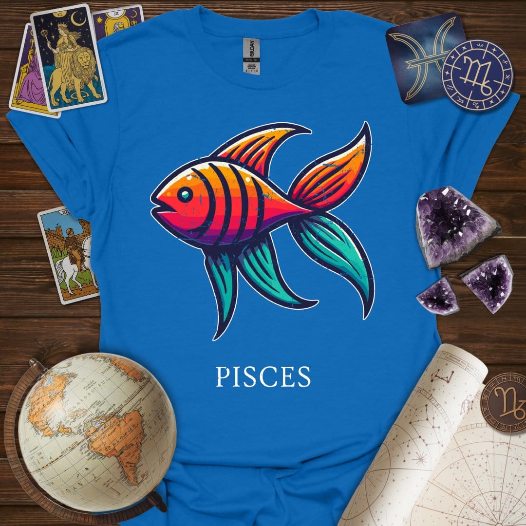Printify T-Shirt Royal / XS Pisces Icon T-Shirt