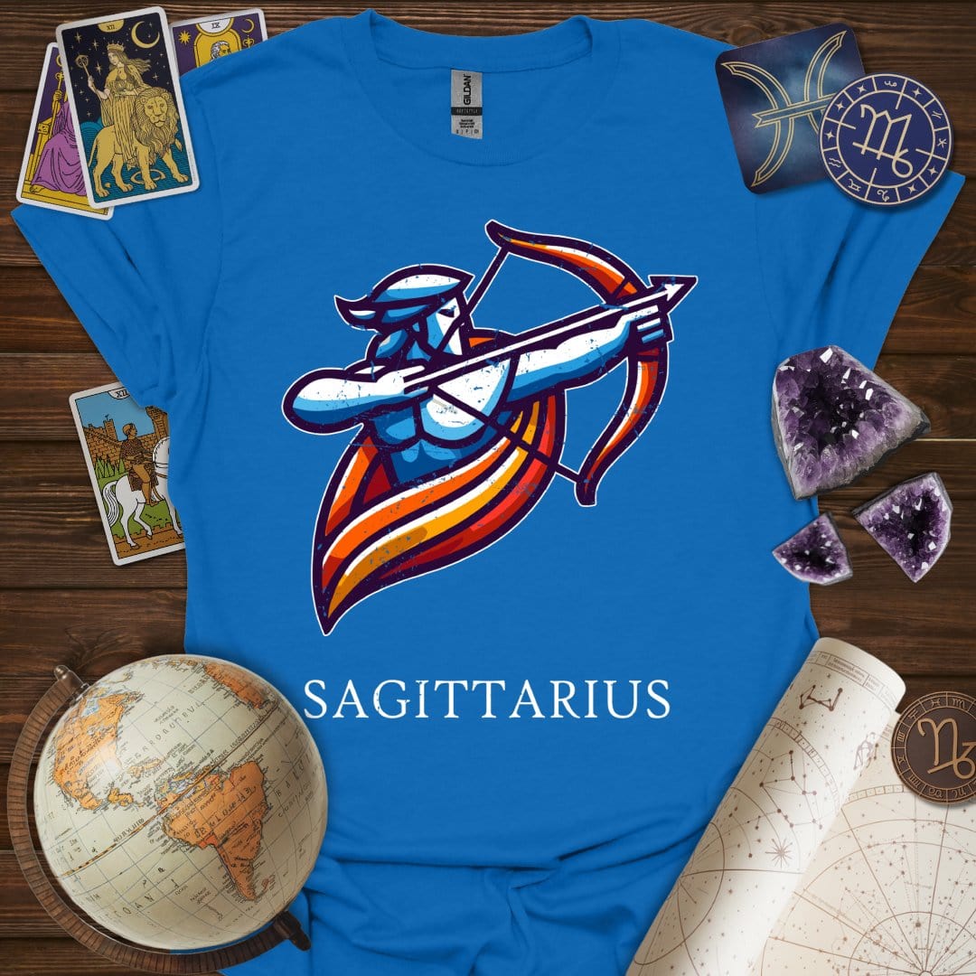 Printify T-Shirt Royal / XS Sagittarius Icon T-Shirt