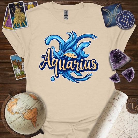 Printify T-Shirt Sand / S Aquarius Legacy T-Shirt