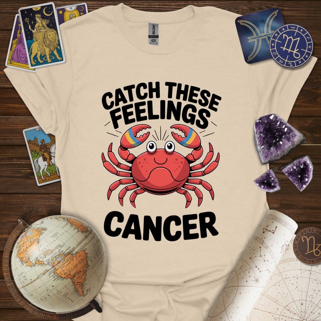 Printify T-Shirt Sand / S Catch These Feelings T-Shirt