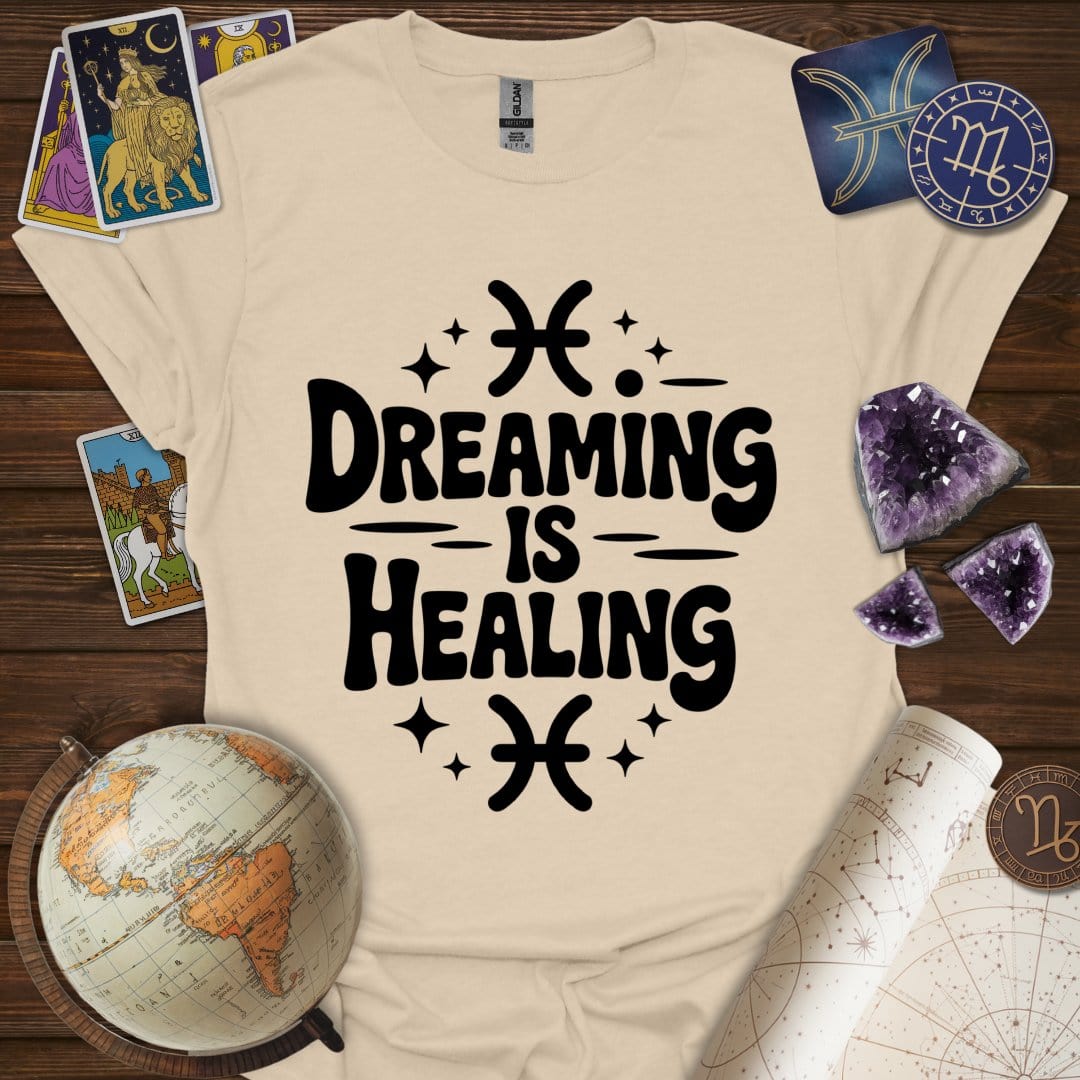 Printify T-Shirt Sand / S Dreaming is Healing T-Shirt
