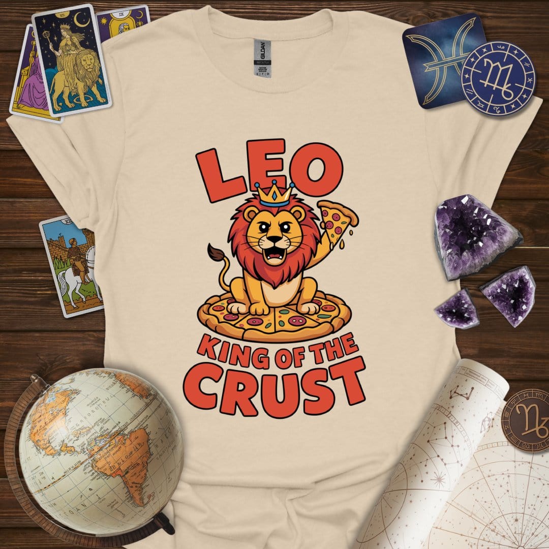 Printify T-Shirt Sand / S King of the Crust T-Shirt