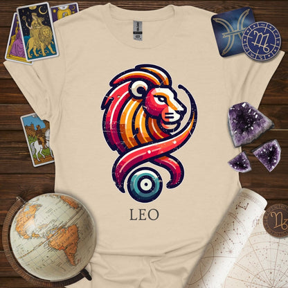 Printify T-Shirt Sand / S Leo Icon T-Shirt