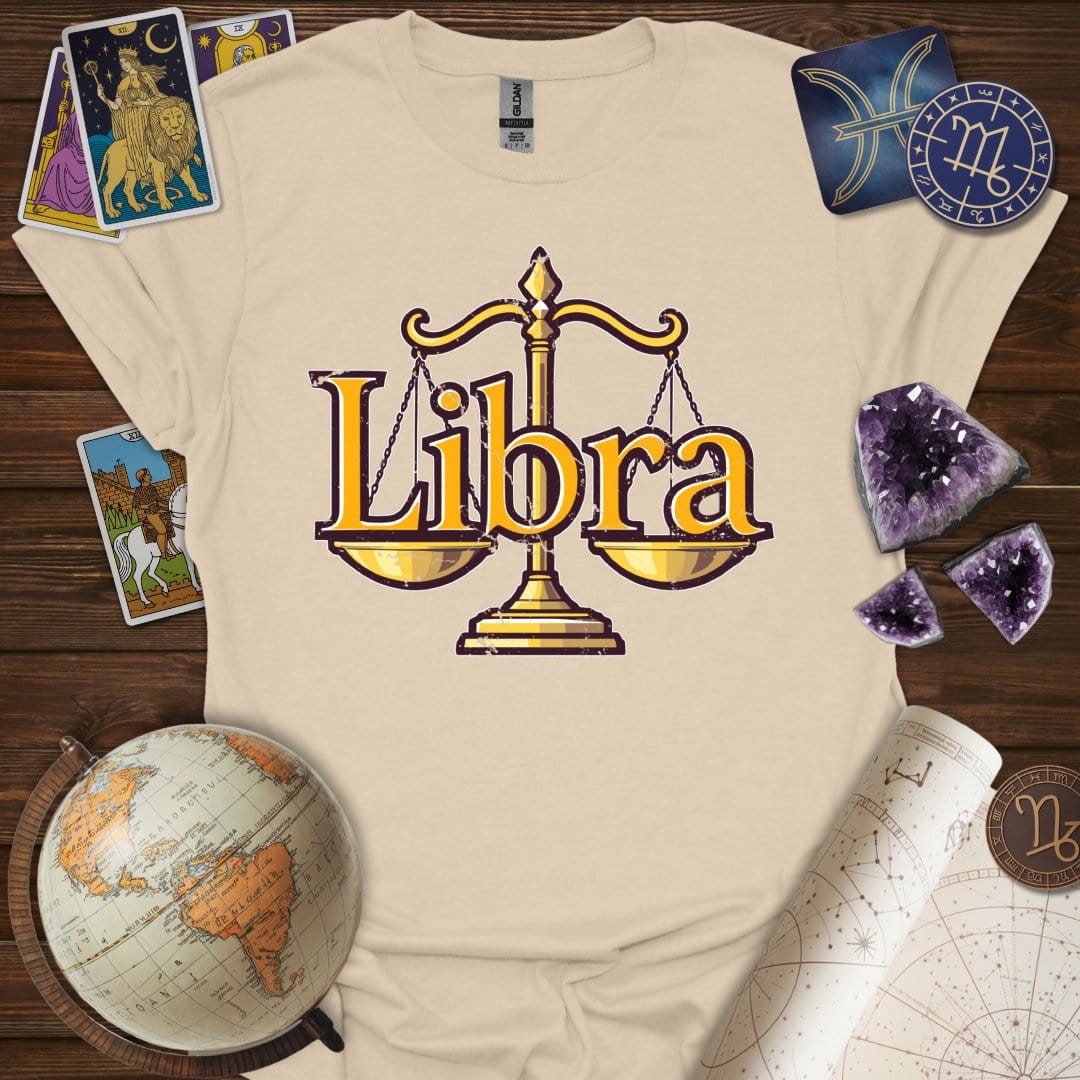 Printify T-Shirt Sand / S Libra Legacy T-Shirt