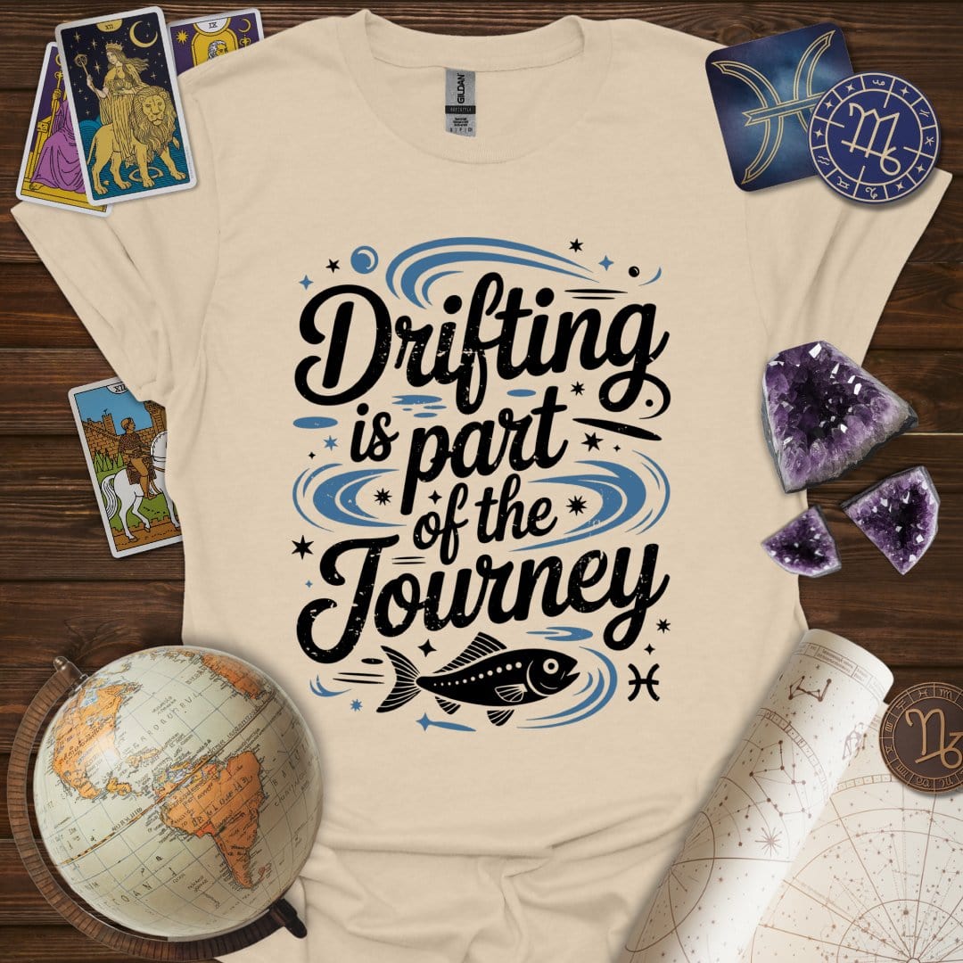 Printify T-Shirt Sand / S Pisces Drifting Journey T-Shirt