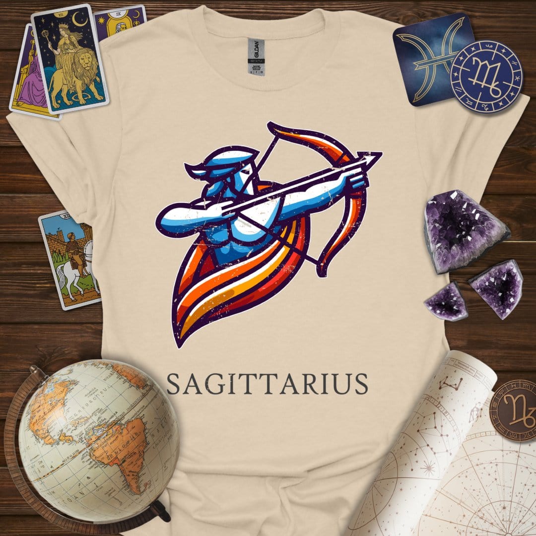 Printify T-Shirt Sand / S Sagittarius Icon T-Shirt