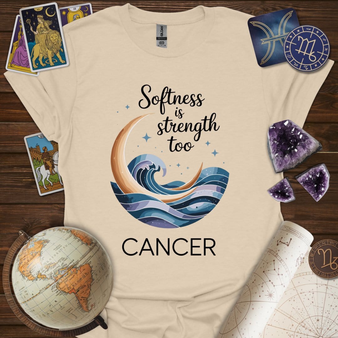 Printify T-Shirt Sand / S Softness is Strength T-Shirt