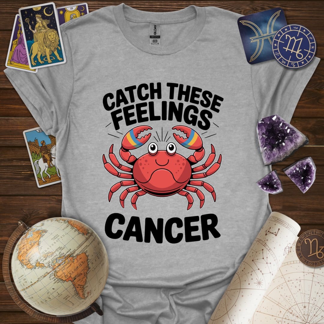 Printify T-Shirt Sport Grey / S Catch These Feelings T-Shirt