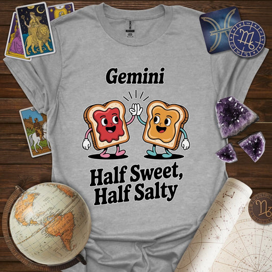 Printify T-Shirt Sport Grey / S Gemini Zodiac Bread T-Shirt