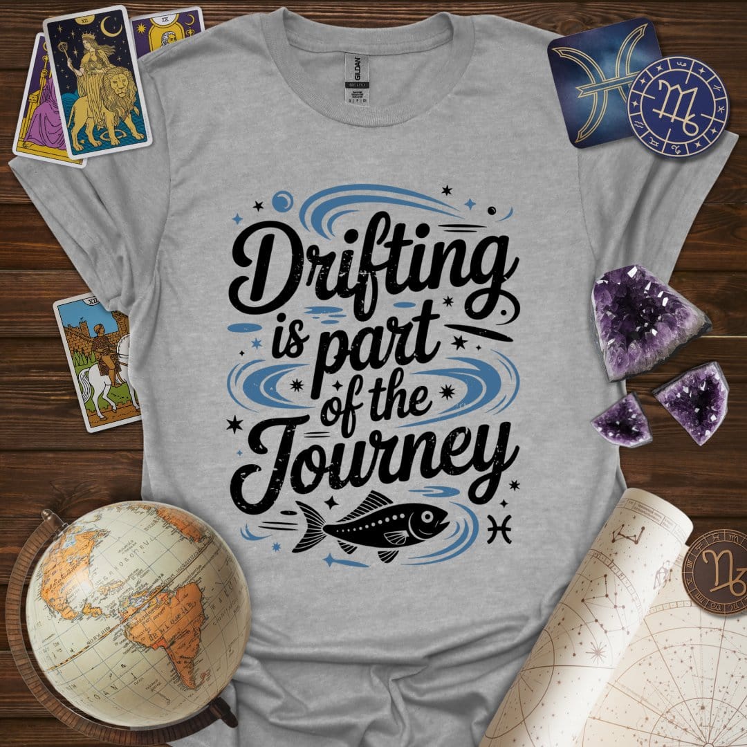 Printify T-Shirt Sport Grey / S Pisces Drifting Journey T-Shirt