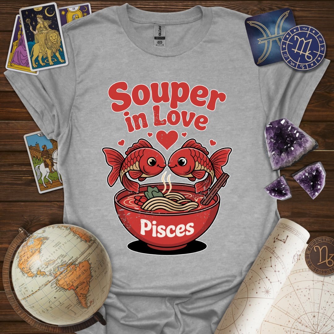 Printify T-Shirt Sport Grey / S Souper In Love T-Shirt